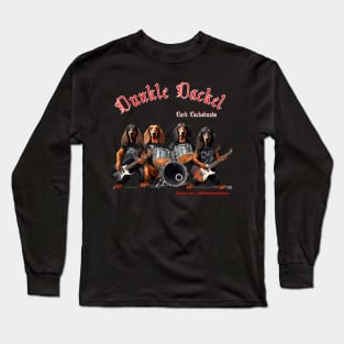 Dunkle Dackel Dark Dachshund Band Long Sleeve T-Shirt